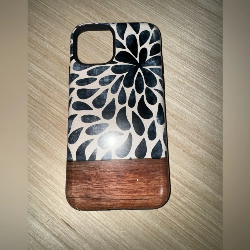 iPhone 11 Pro phone case TOUGH blue drips Matte finish